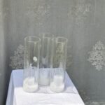 Glass Cylinder Candle Holders