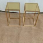 Gold Nesting Side Stool