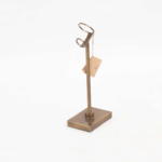 Gold metal sculpture