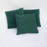 Green velvet Throw pillow