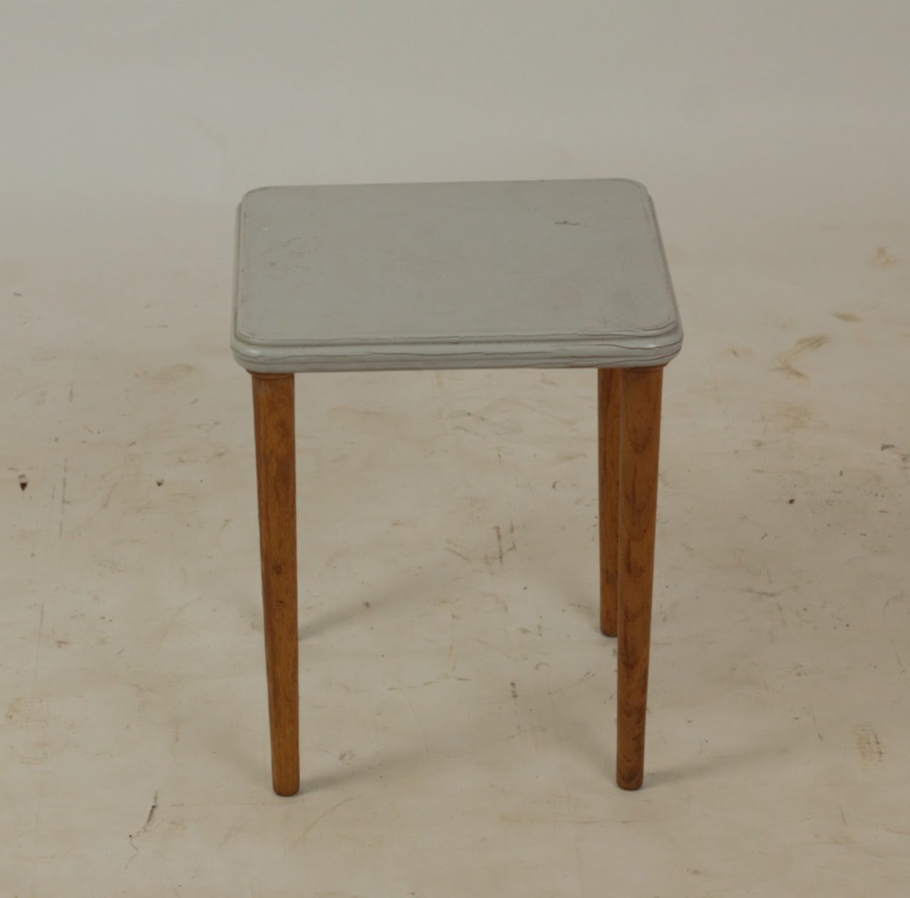Grey wooden stool Grey wooden stool - Image 1