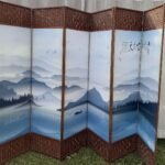 Hand-Painted Room Divider