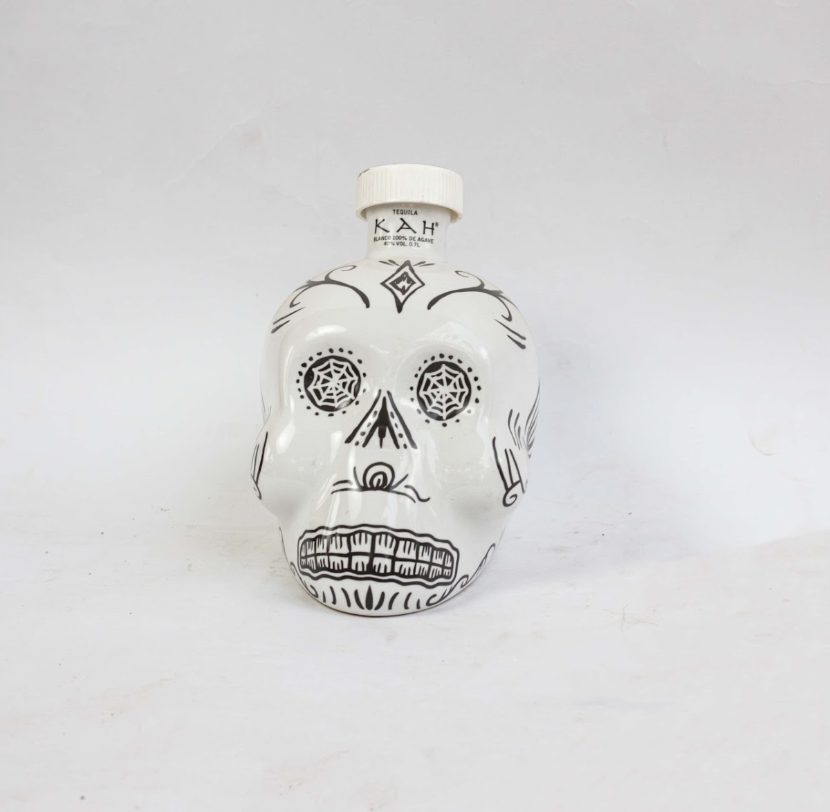 Hand painted ceramic decanter - Image 1