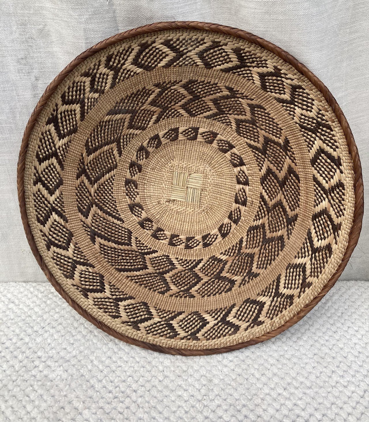 Handwoven Binga basket Handwoven Binga basket - Image 1