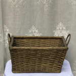 Handwoven seagrass storage