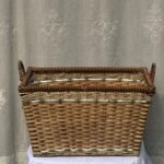 Handwoven seagrass storage
