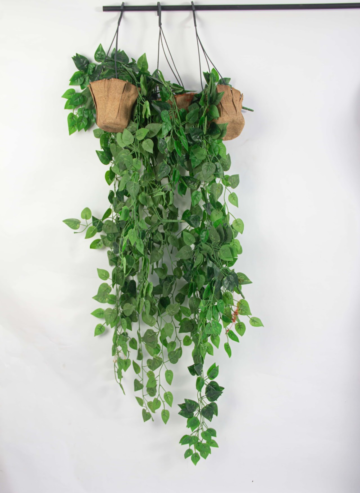 Hanging Artificial Flower and Vase - Image 1