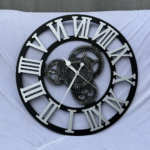 Industrial Steampunk Skeleton Wall Clock