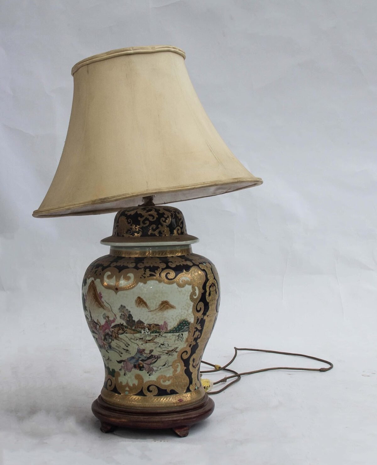 Japanese Porcelain Lamp 2 Japanese Porcelain Lamp - Image 1