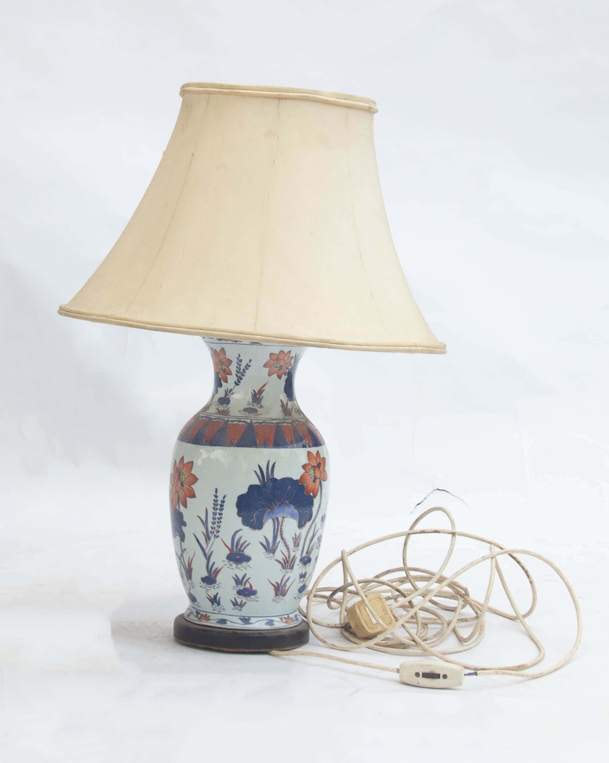 Japanese Porcelain Lamp 4 Japanese Porcelain Lamp - Image 1