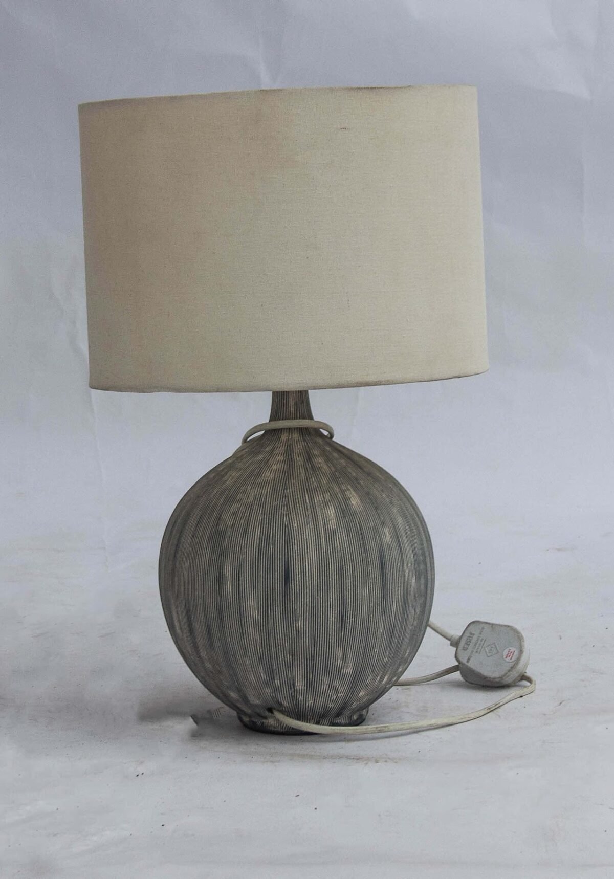 John Lewis ebony table lamp - Image 1