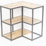 L-shaped shelf