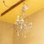 Latice work chandelier