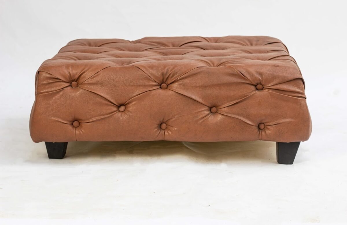 Leather Center Table - Image 1