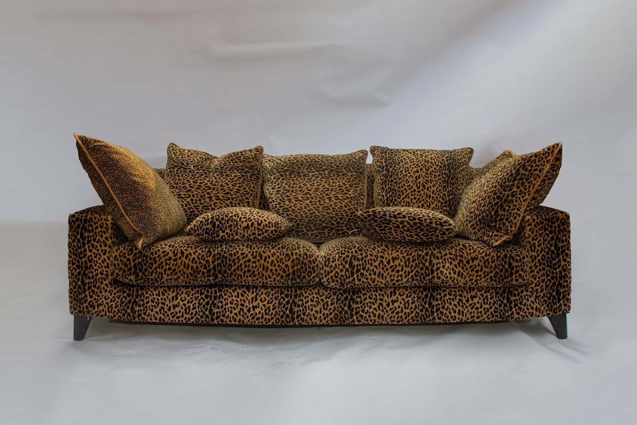 Leopard skin patterned sofa Leopard skin patterned sofa - Image 1