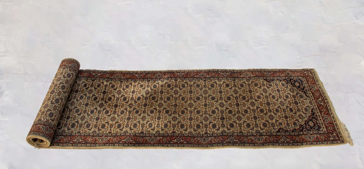Long Patterned Rug - Image 1