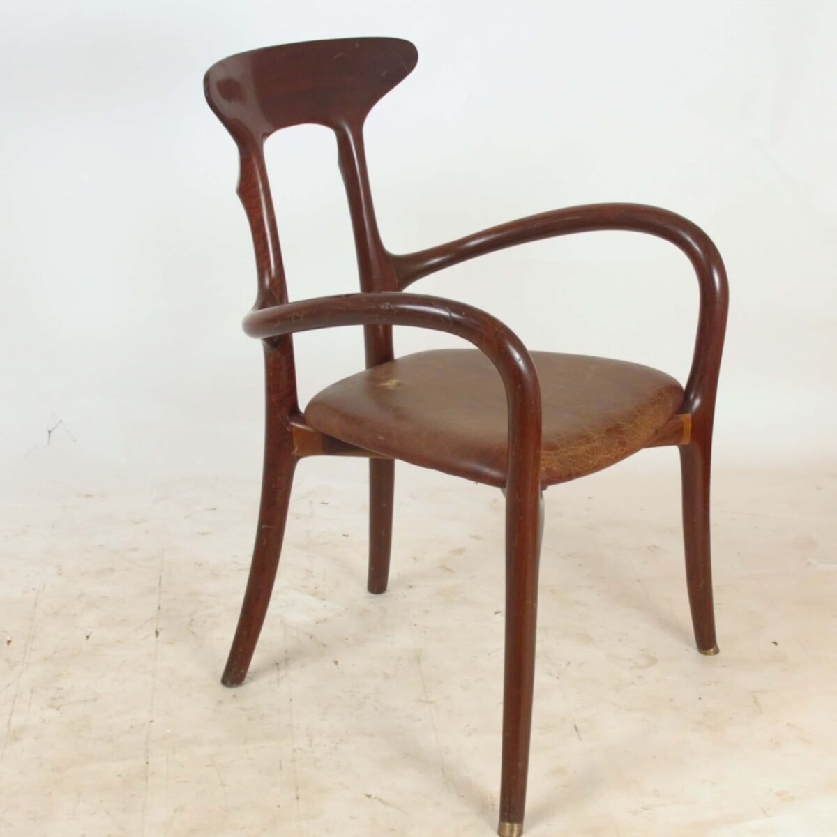Ma Belle Wooden Arm Chair - Image 1
