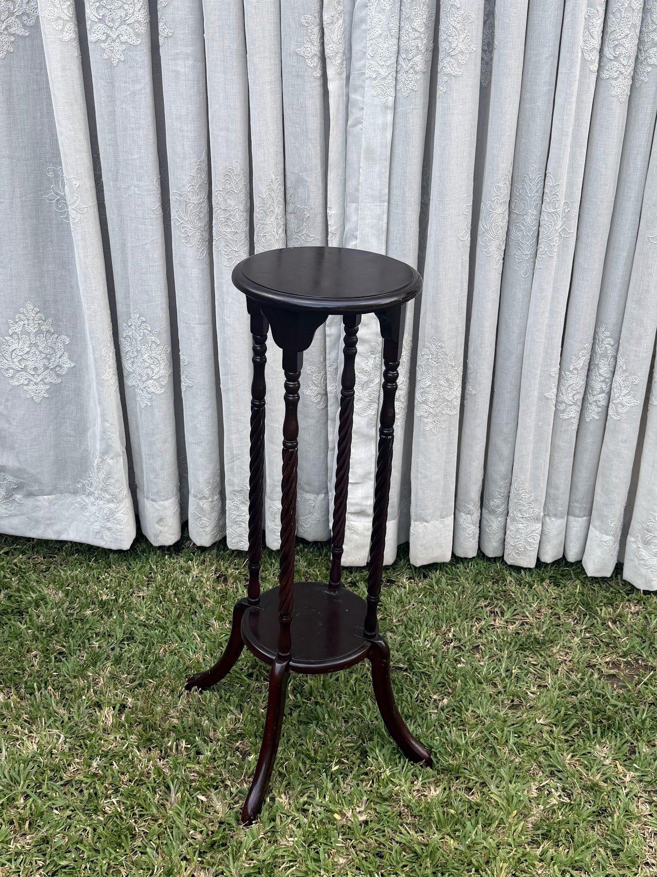 Mahogany Plant Stand Mahogany Plant Stand - Image 1