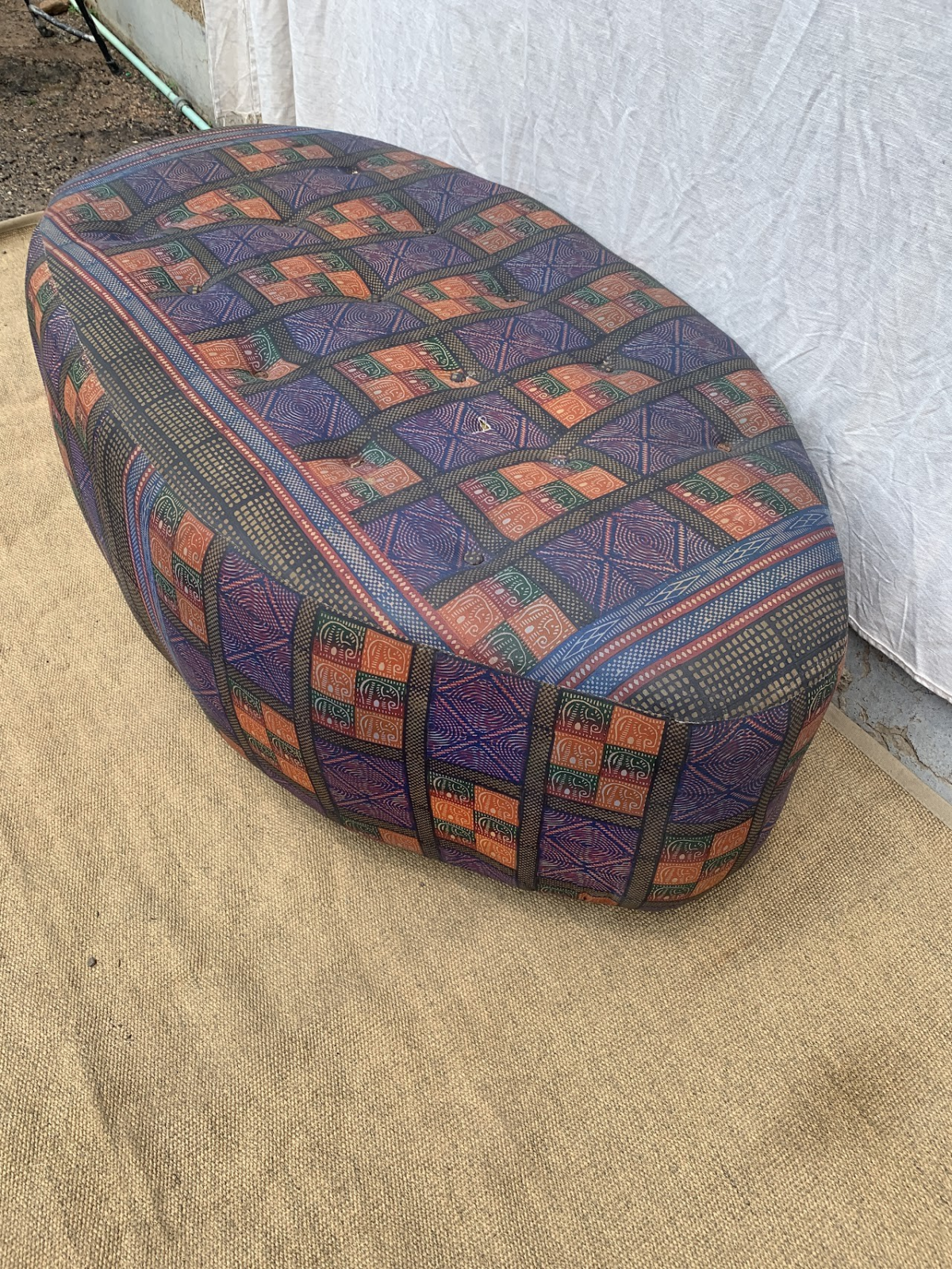 Material Ottoman 2 Material Ottoman - Image 1
