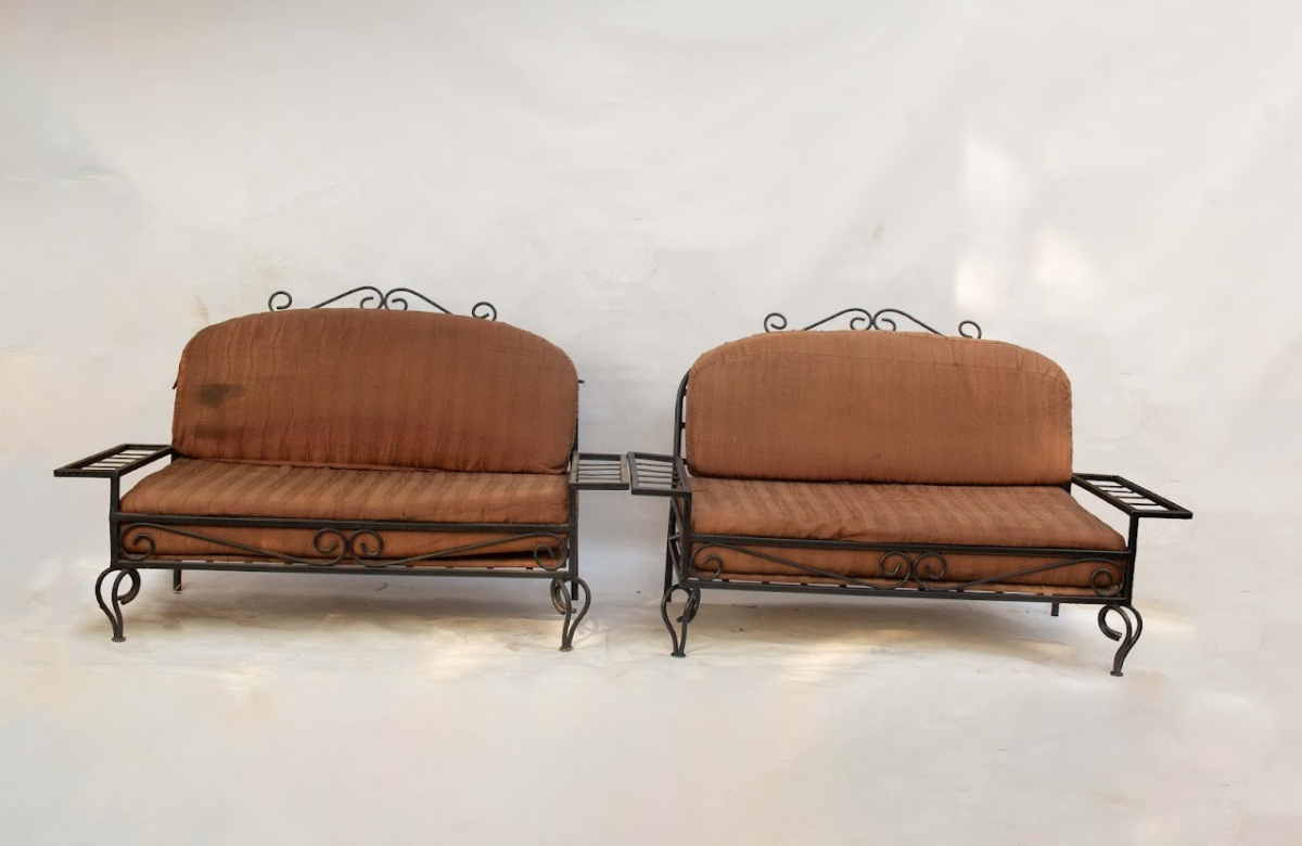 Metal 2seater chair - Image 1
