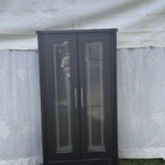 Modern Espresso Display Wardrobe