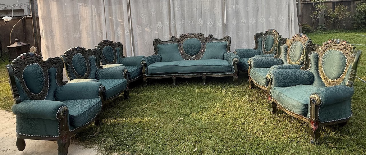 Single seater Ornate Baroque Throne Chair - Image 2