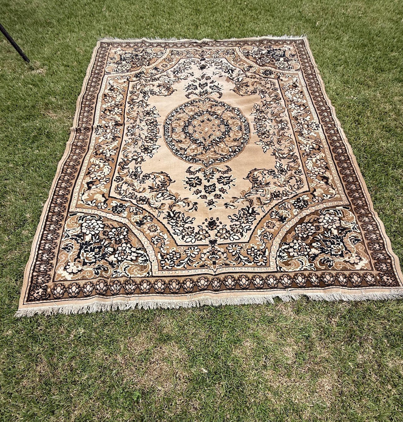 Persian-Style Medallion Area Rug 2 Persian-Style Medallion Area Rug - Image 1