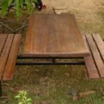 Picnic table with seats