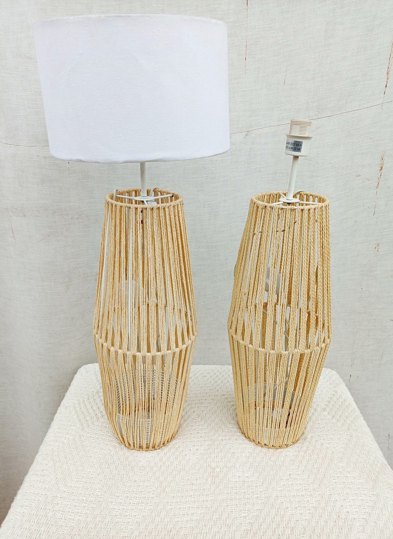 Rattan Lamp 2 Rattan Lamp - Image 1