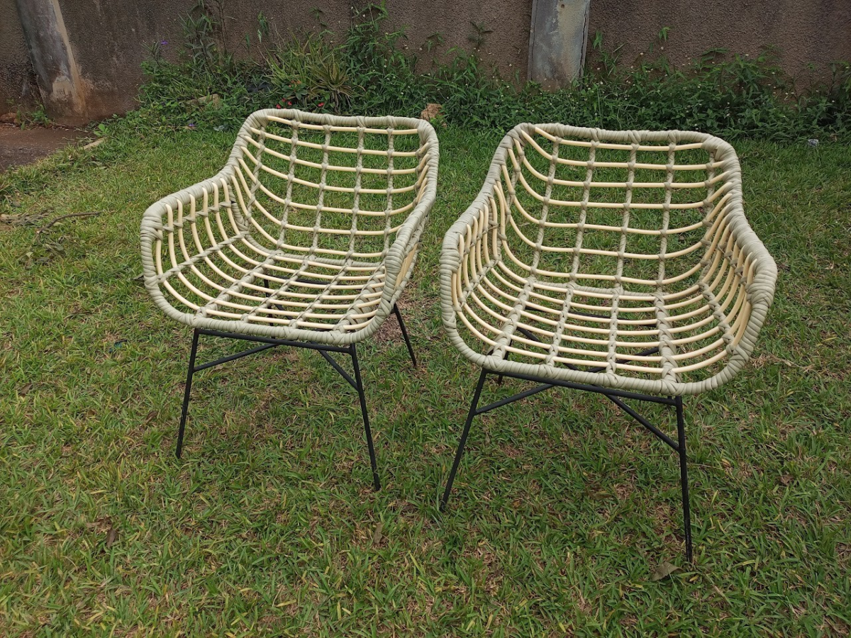 Rattan Lounge Chair - Image 1