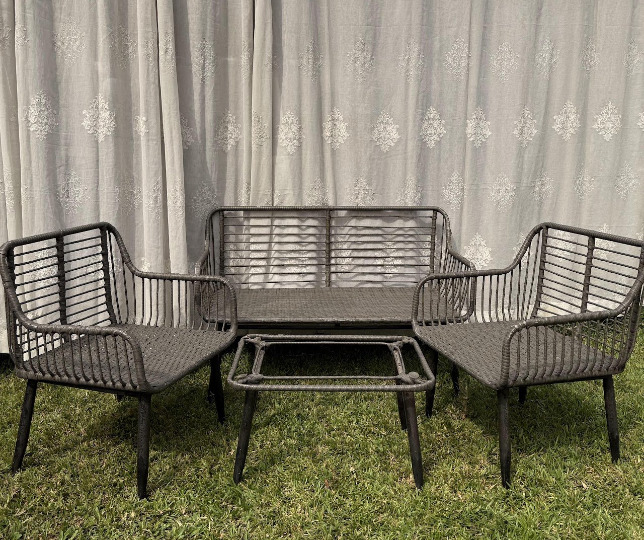 Rattan Lounge set 2 Rattan Lounge set - Image 1