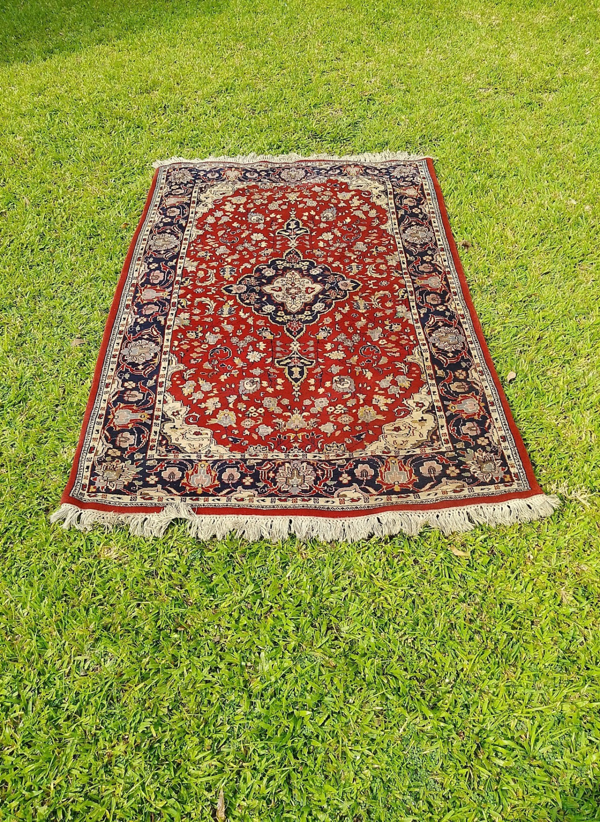 Red Persian Rug Red Persian Rug - Image 1