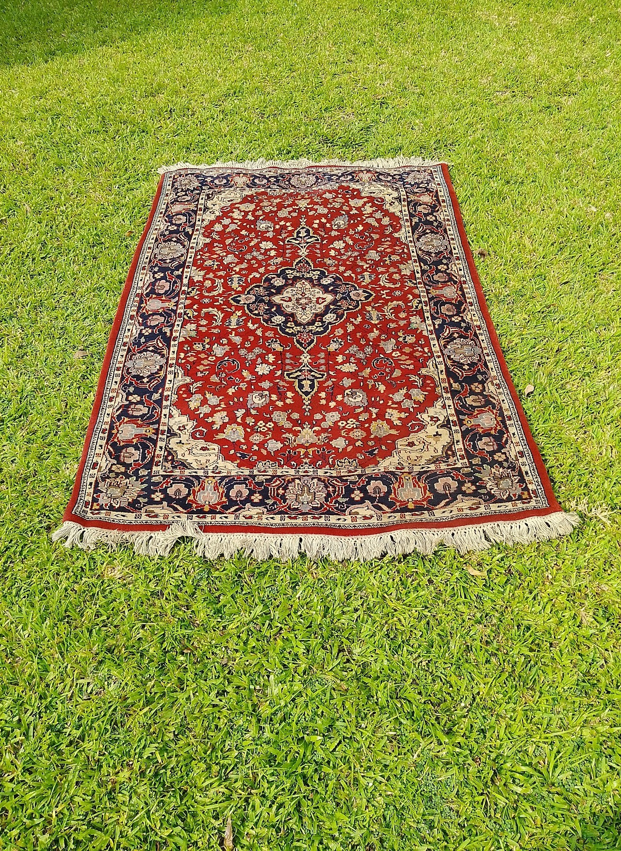 Red Persian Rug Red Persian Rug - Image 1