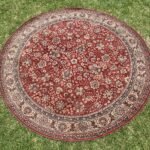 Red Round Rug