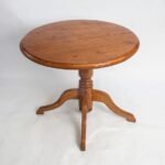 Round Wooden Table