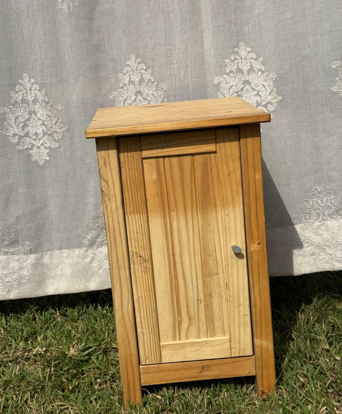 Rustic Pine Mini-Cabinet 2 Rustic Pine Mini-Cabinet - Image 1
