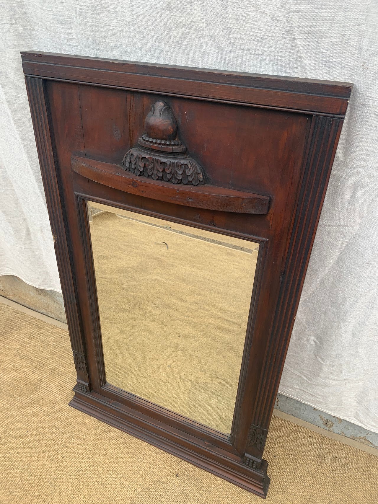Solid Wooden Frame Mirror 2 Solid Wooden Frame Mirror - Image 1