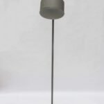 Szara floor lamp