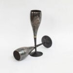 Tarnished Champagne flute