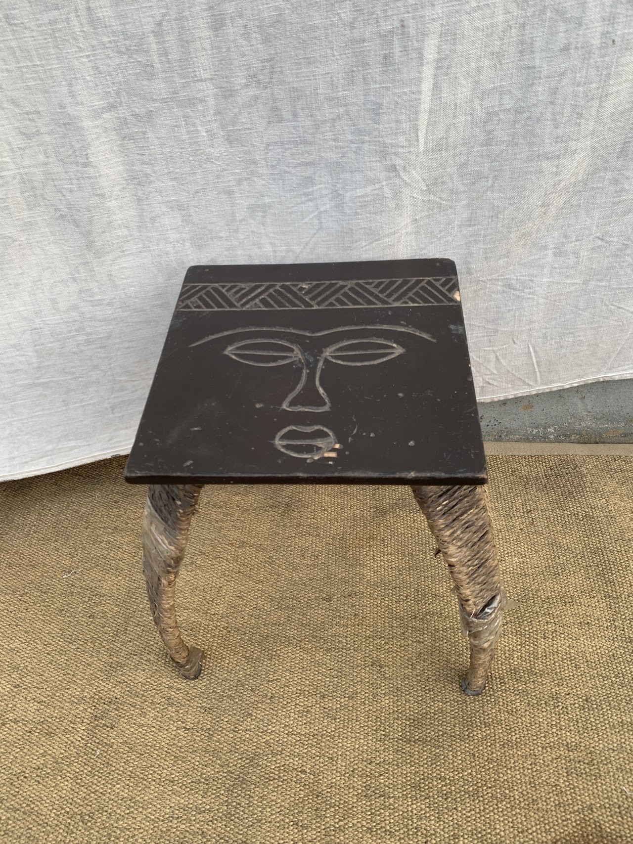 Tribal Carved Stool Tribal Carved Stool - Image 1
