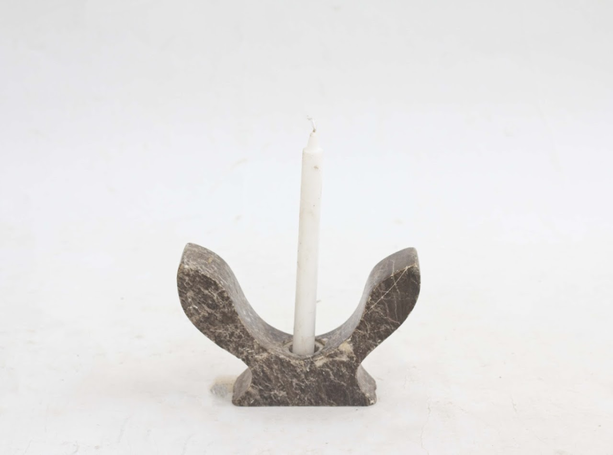 U Shaped Marble Candle Stand - Image 2