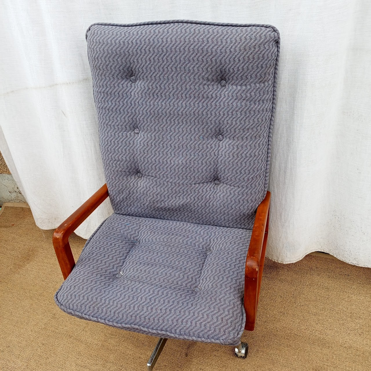 Upholstered Swivel Chair 2 Upholstered Swivel Chair - Image 1