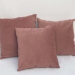 Velvet throw pillow