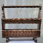 Vintage Hand-Carved Rack