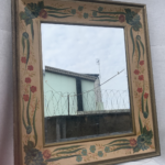 Vintage Hand painted mirror