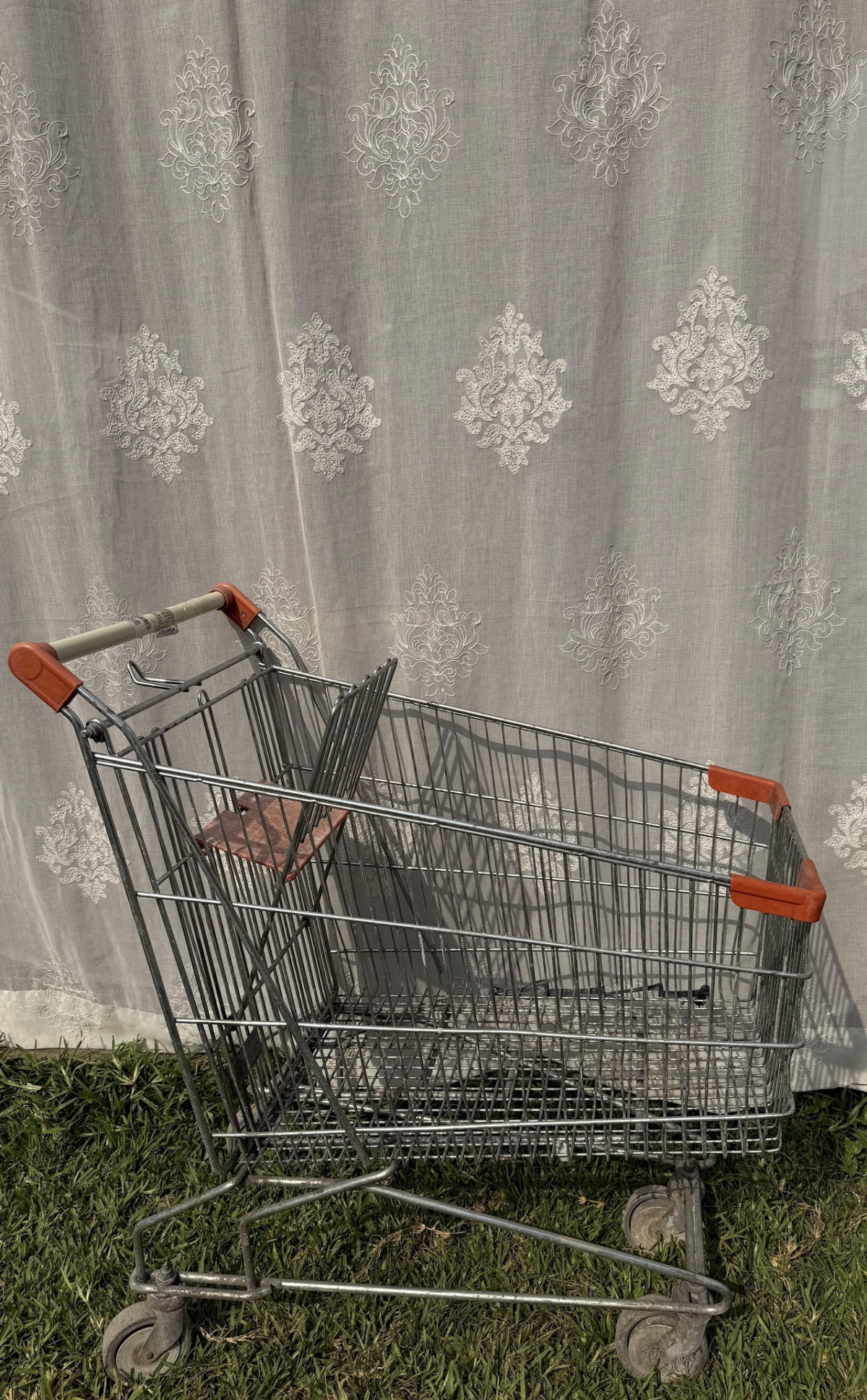 Vintage Metal Shopping Cart Vintage Metal Shopping Cart - Image 1