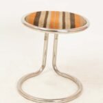 Vintage metal stand stool