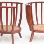 Vintage round chair
