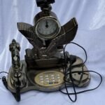 Vintage telephone clock