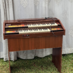 Vintage wooden grand piano
